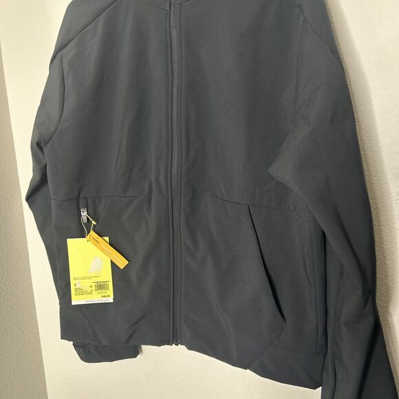 $48 All In Motion Men's Zip-Up Winter Wind-Resistant Softshell Jacket Black Smal - Picture 3 of 10